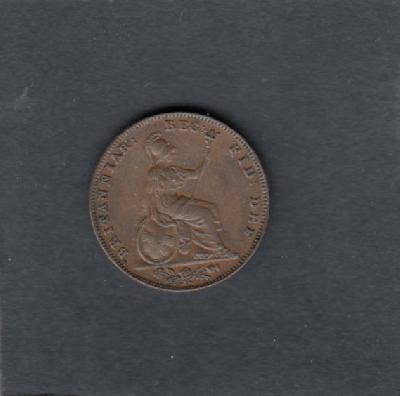 Beschrijving: 1 Farthing  VICTORIA  